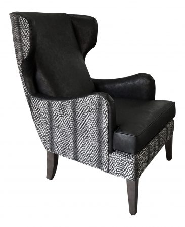 Gallery 67 Wing Chair Side View